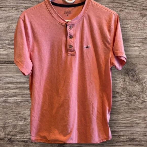 Hollister Other - HOLLISTER MENS GUC PINK COTTON TOP TSHIRT TEE TSHIRTS BEACH SUMMER CASUAL SIZE M